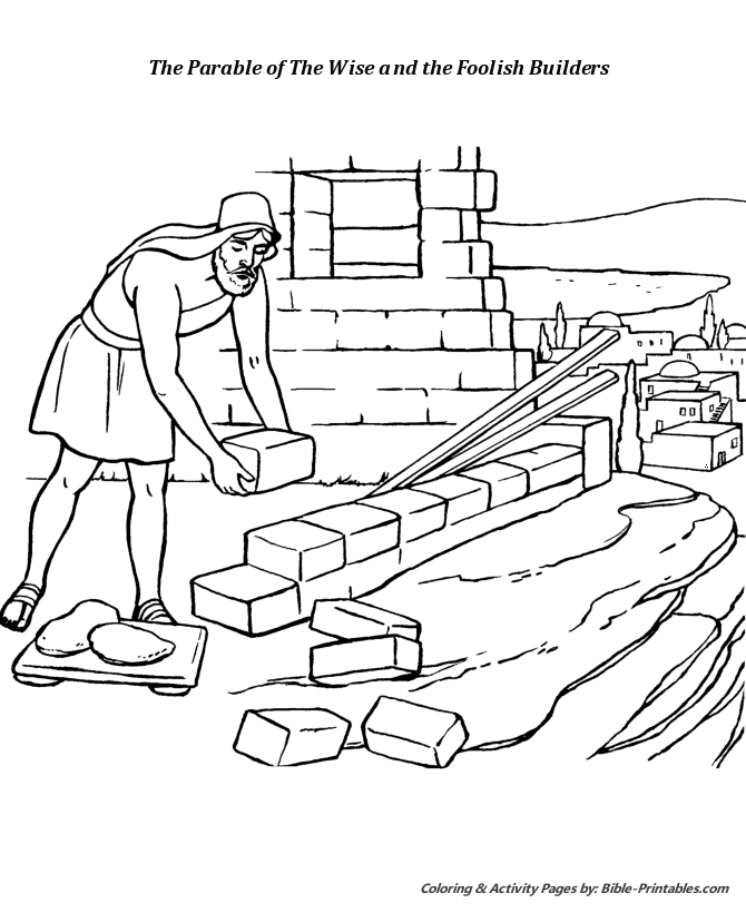 The Parables of Jesus Coloring Pages 1